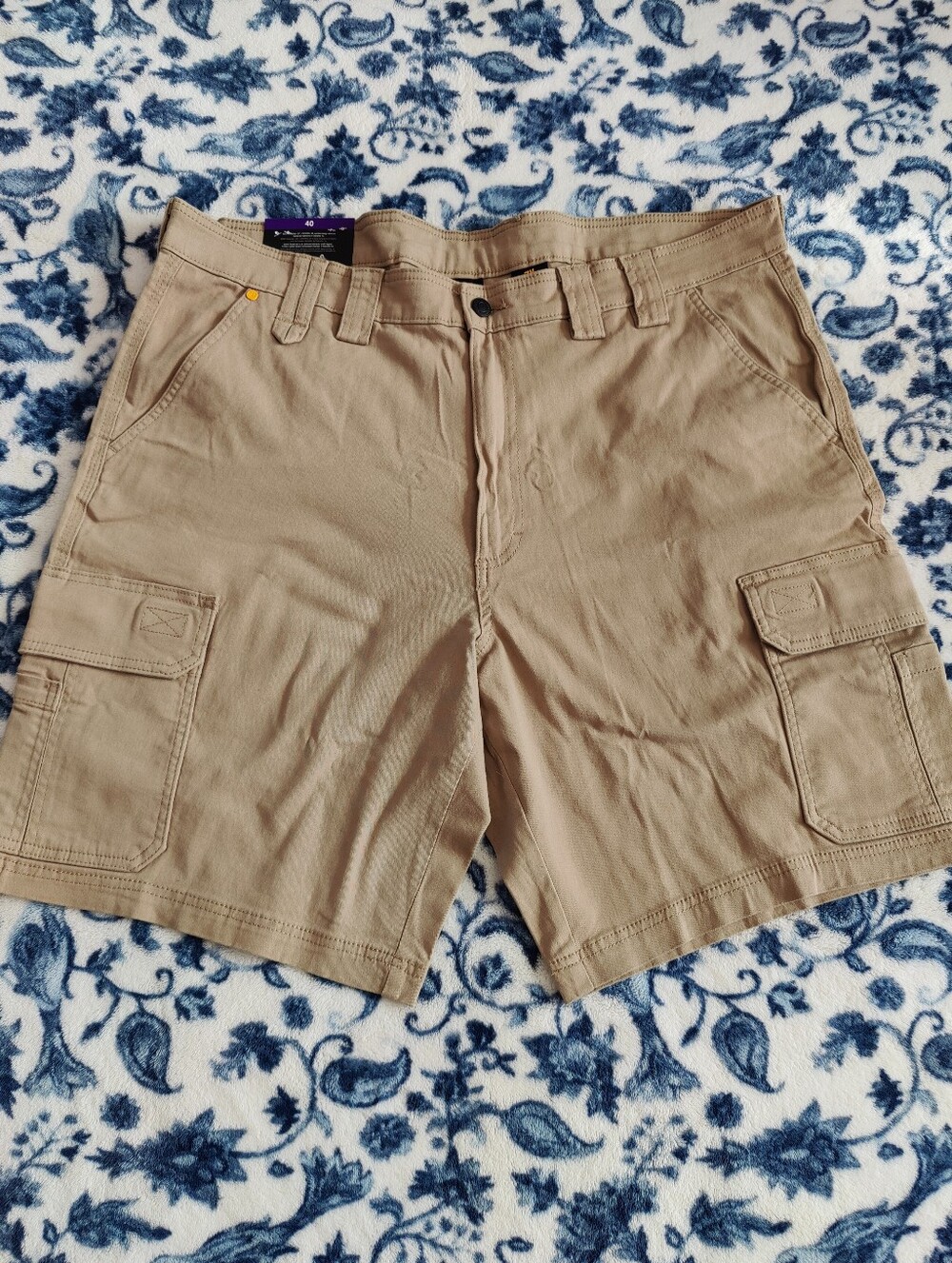 Caterpillar Khaki Brown Cargo Shorts